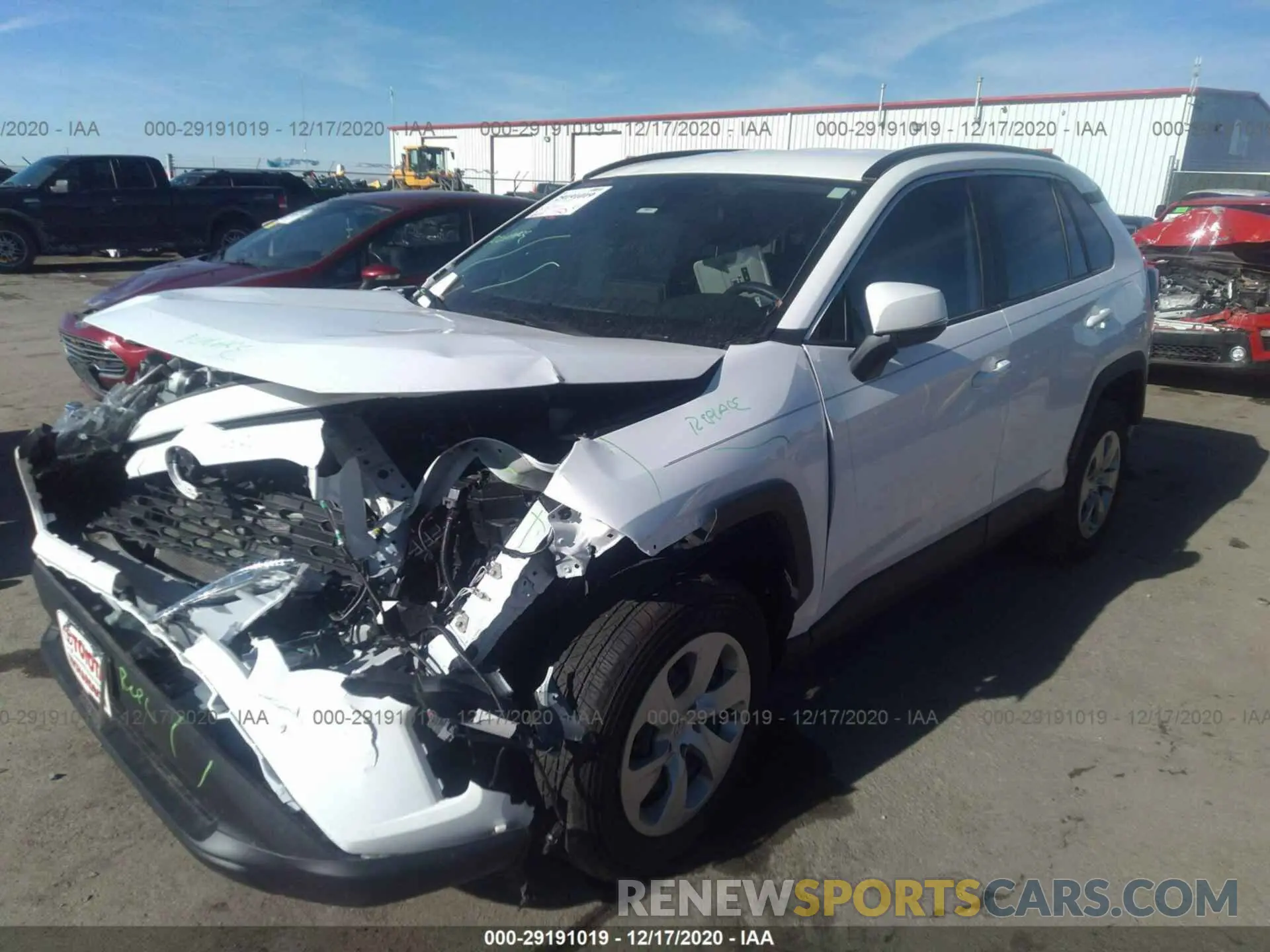 2 Photograph of a damaged car 2T3K1RFV6LC046673 TOYOTA RAV4 2020