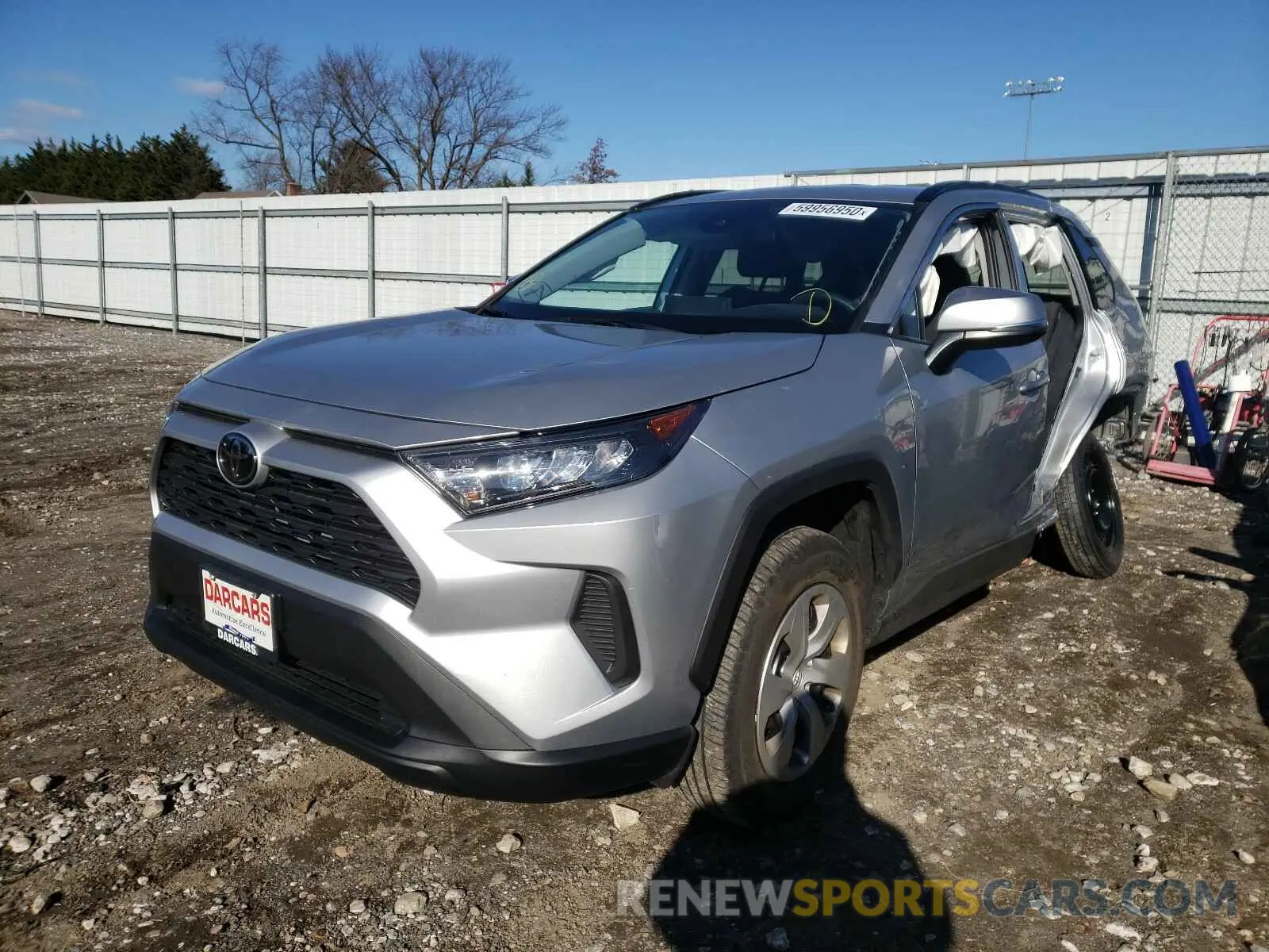 2 Photograph of a damaged car 2T3K1RFV7LW090650 TOYOTA RAV4 2020