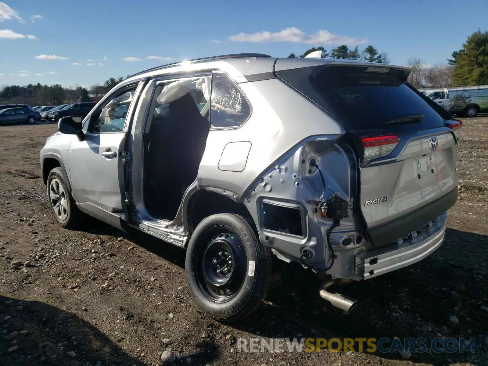 3 Photograph of a damaged car 2T3K1RFV7LW090650 TOYOTA RAV4 2020