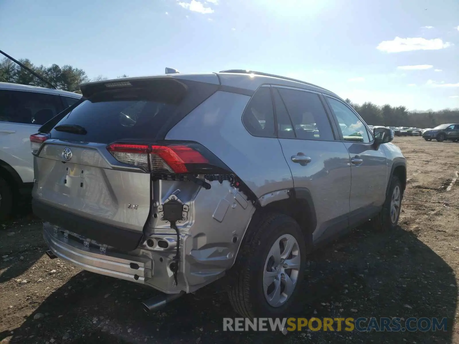 4 Photograph of a damaged car 2T3K1RFV7LW090650 TOYOTA RAV4 2020