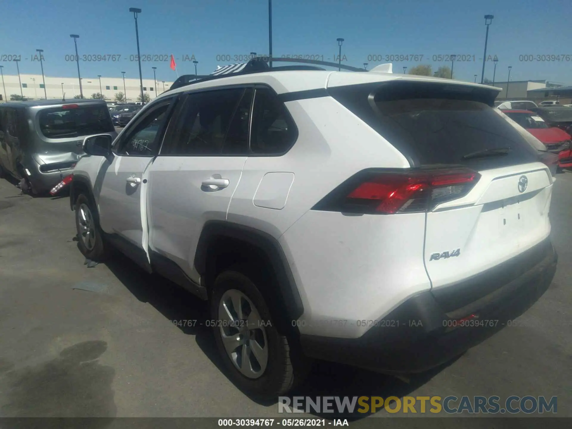 3 Photograph of a damaged car 2T3K1RFVXLW063166 TOYOTA RAV4 2020
