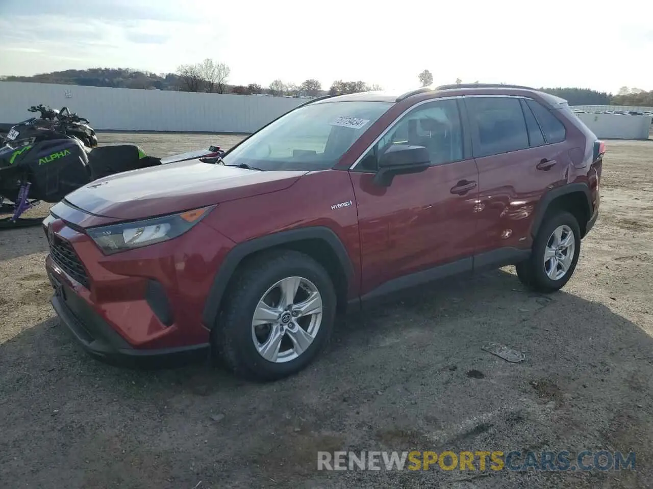 1 Фотография поврежденного автомобиля 2T3LWRFV6LW092279 TOYOTA RAV4 2020