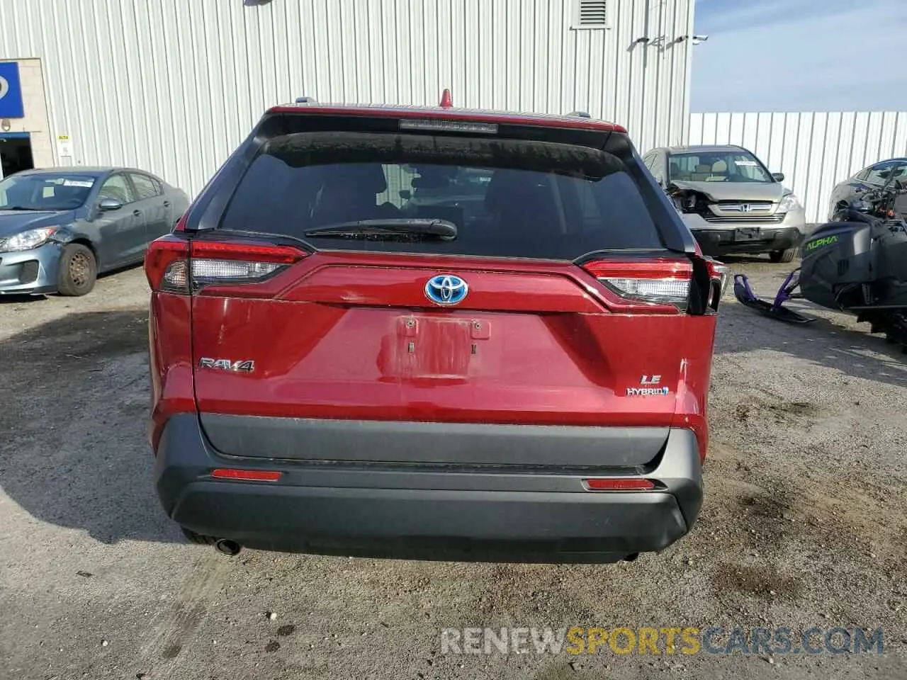 6 Фотография поврежденного автомобиля 2T3LWRFV6LW092279 TOYOTA RAV4 2020