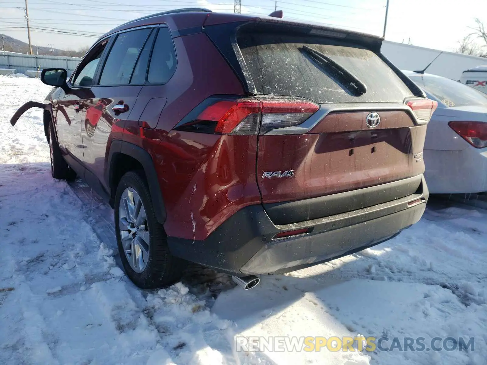 3 Photograph of a damaged car 2T3N1RFV4LC123845 TOYOTA RAV4 2020