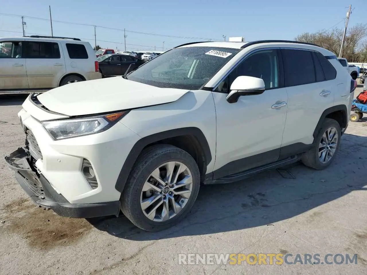 1 Photograph of a damaged car 2T3N1RFV5LC109968 TOYOTA RAV4 2020