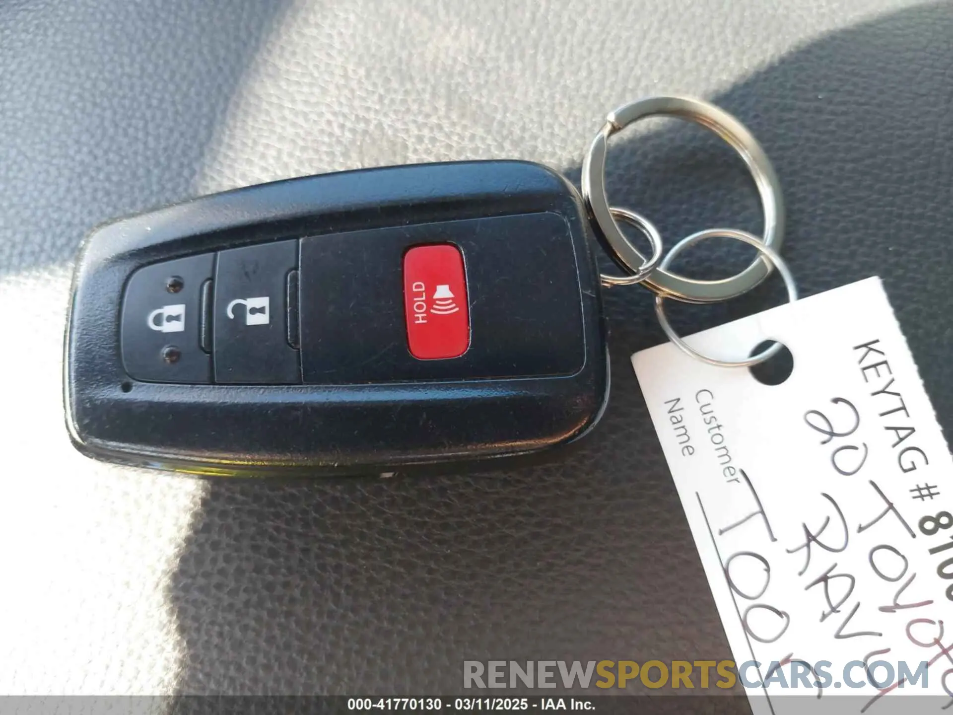 11 Фотография поврежденного автомобиля 2T3P1RFV1LC073754 TOYOTA RAV4 2020