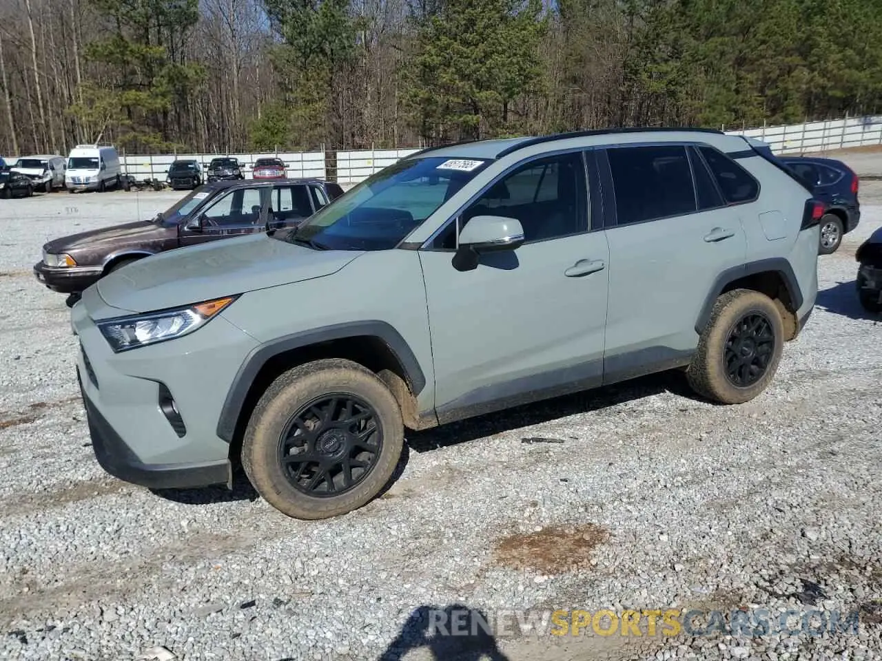 1 Photograph of a damaged car 2T3P1RFV1LC075942 TOYOTA RAV4 2020