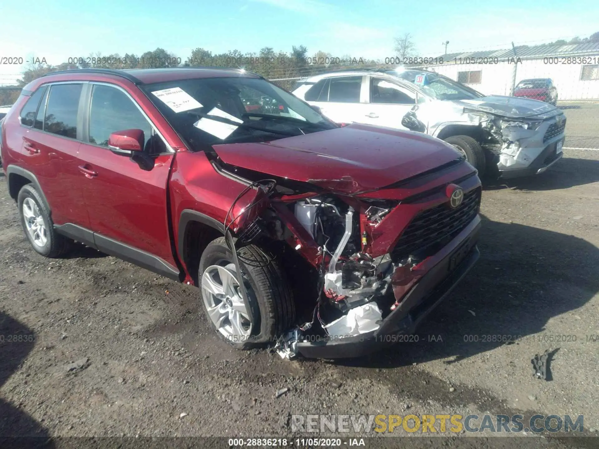 6 Photograph of a damaged car 2T3P1RFV1LW134440 TOYOTA RAV4 2020