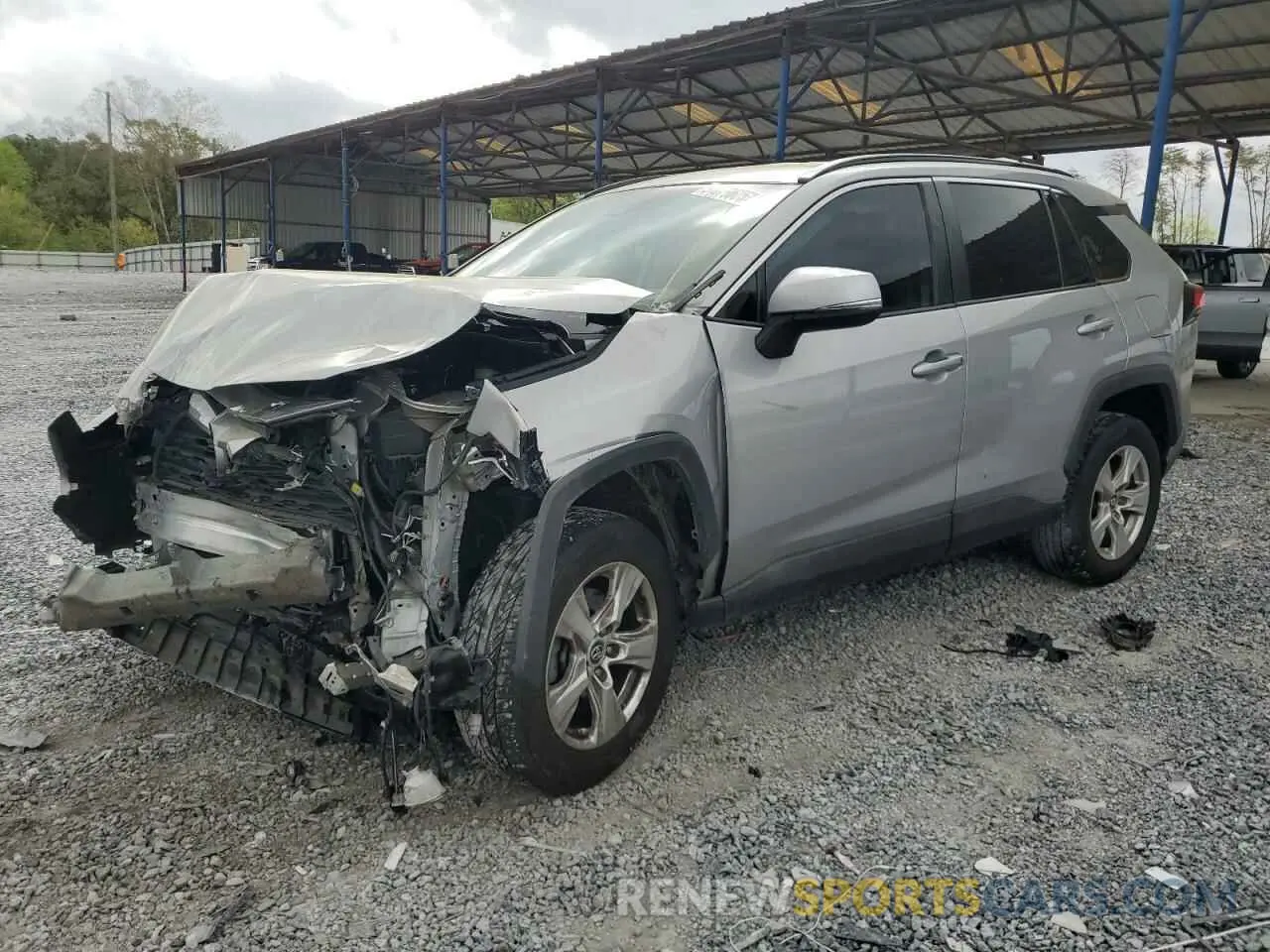 1 Photograph of a damaged car 2T3P1RFV2LC078803 TOYOTA RAV4 2020