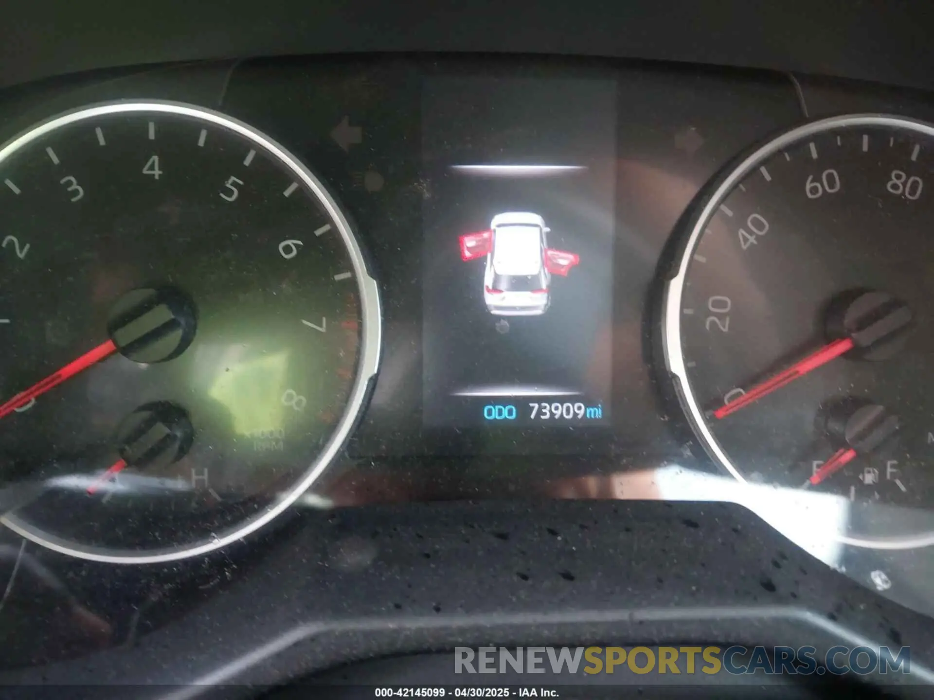 7 Фотография поврежденного автомобиля 2T3P1RFV4LC090760 TOYOTA RAV4 2020