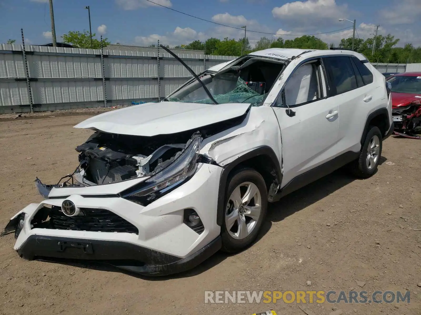 2 Photograph of a damaged car 2T3P1RFV5LC100227 TOYOTA RAV4 2020