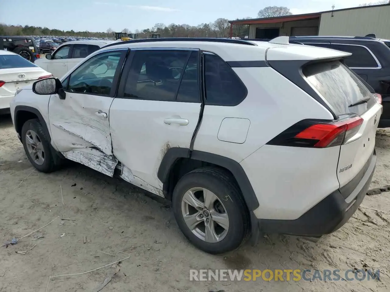 2 Photograph of a damaged car 2T3P1RFV5LW137034 TOYOTA RAV4 2020