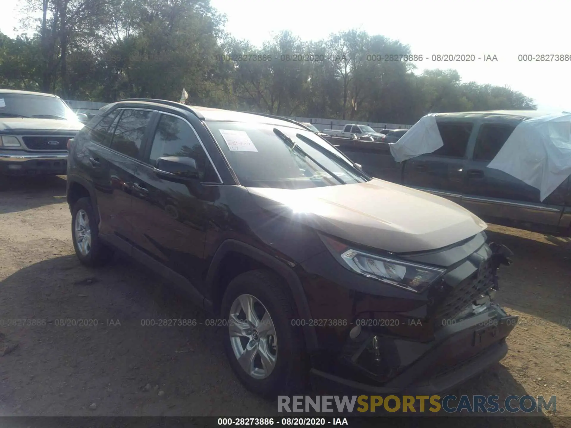 1 Photograph of a damaged car 2T3P1RFV7LC106997 TOYOTA RAV4 2020