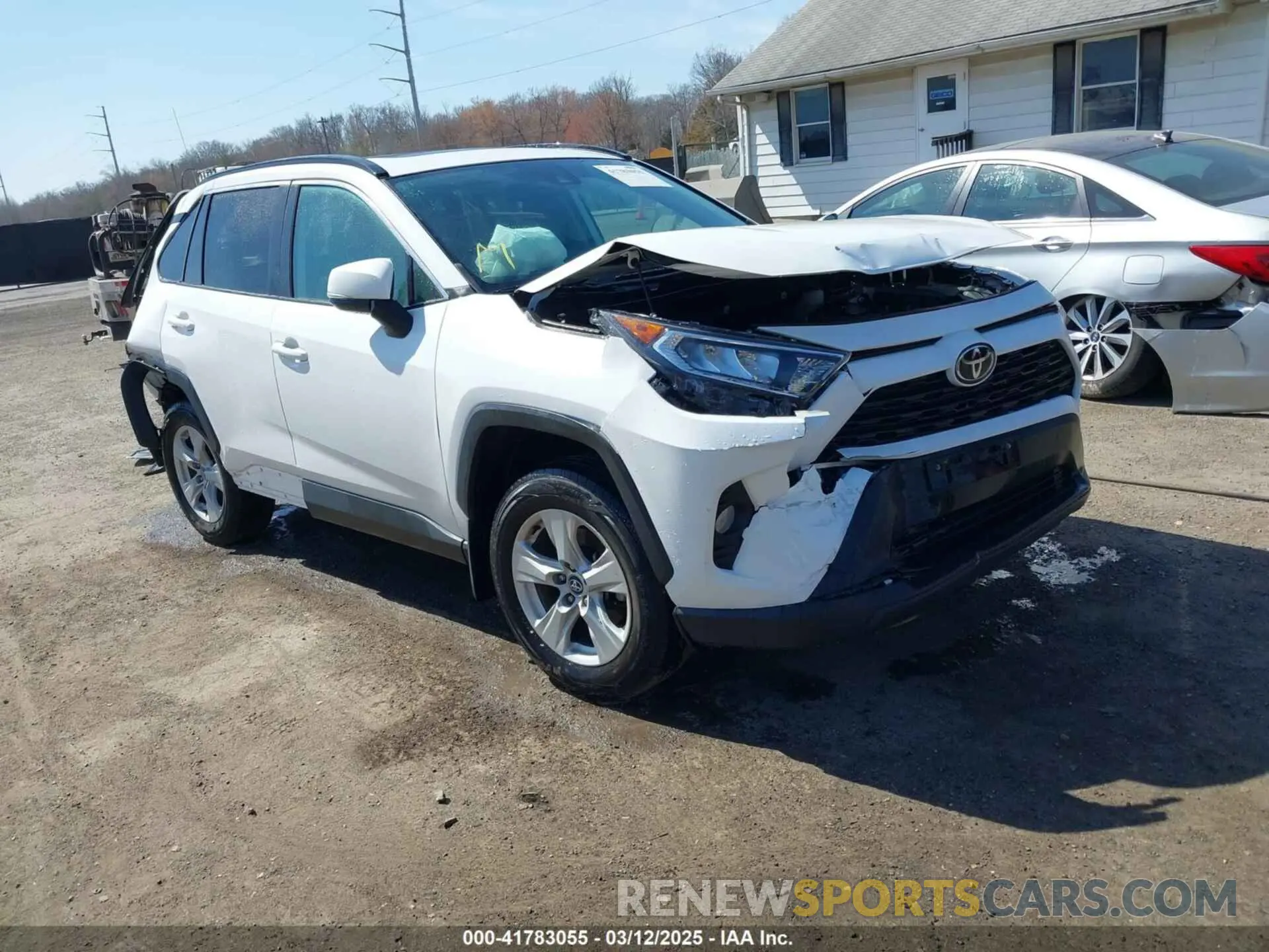 1 Photograph of a damaged car 2T3P1RFV7LC137103 TOYOTA RAV4 2020