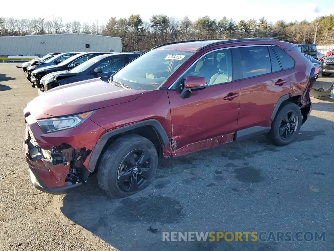 1 Фотография поврежденного автомобиля 2T3P1RFV7LW087155 TOYOTA RAV4 2020