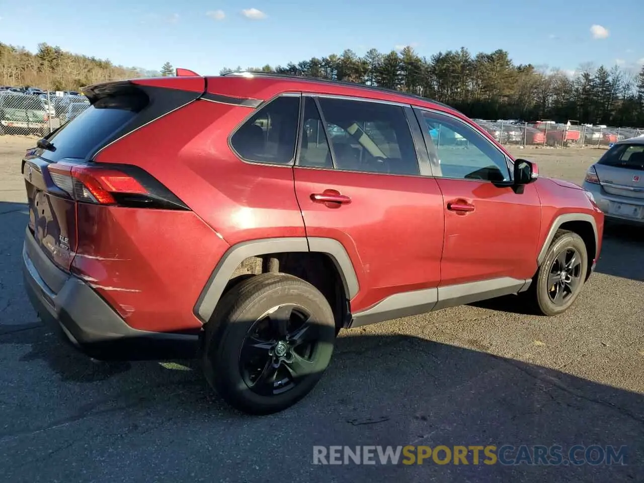 3 Фотография поврежденного автомобиля 2T3P1RFV7LW087155 TOYOTA RAV4 2020