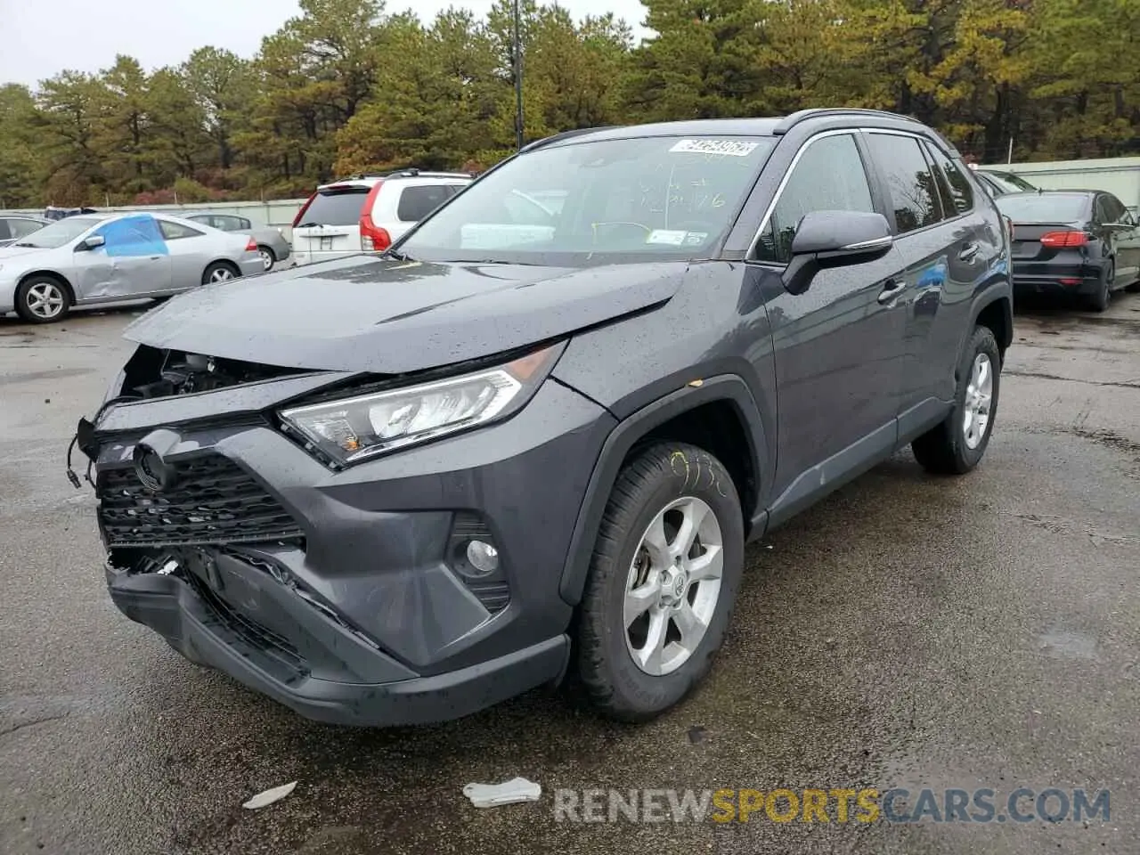 2 Photograph of a damaged car 2T3P1RFV8LW129476 TOYOTA RAV4 2020