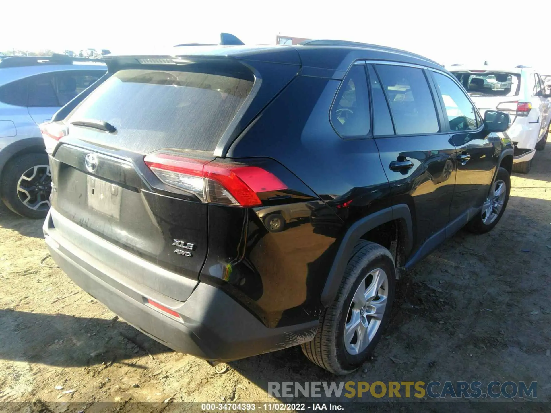 4 Фотография поврежденного автомобиля 2T3P1RFV9LC092102 TOYOTA RAV4 2020
