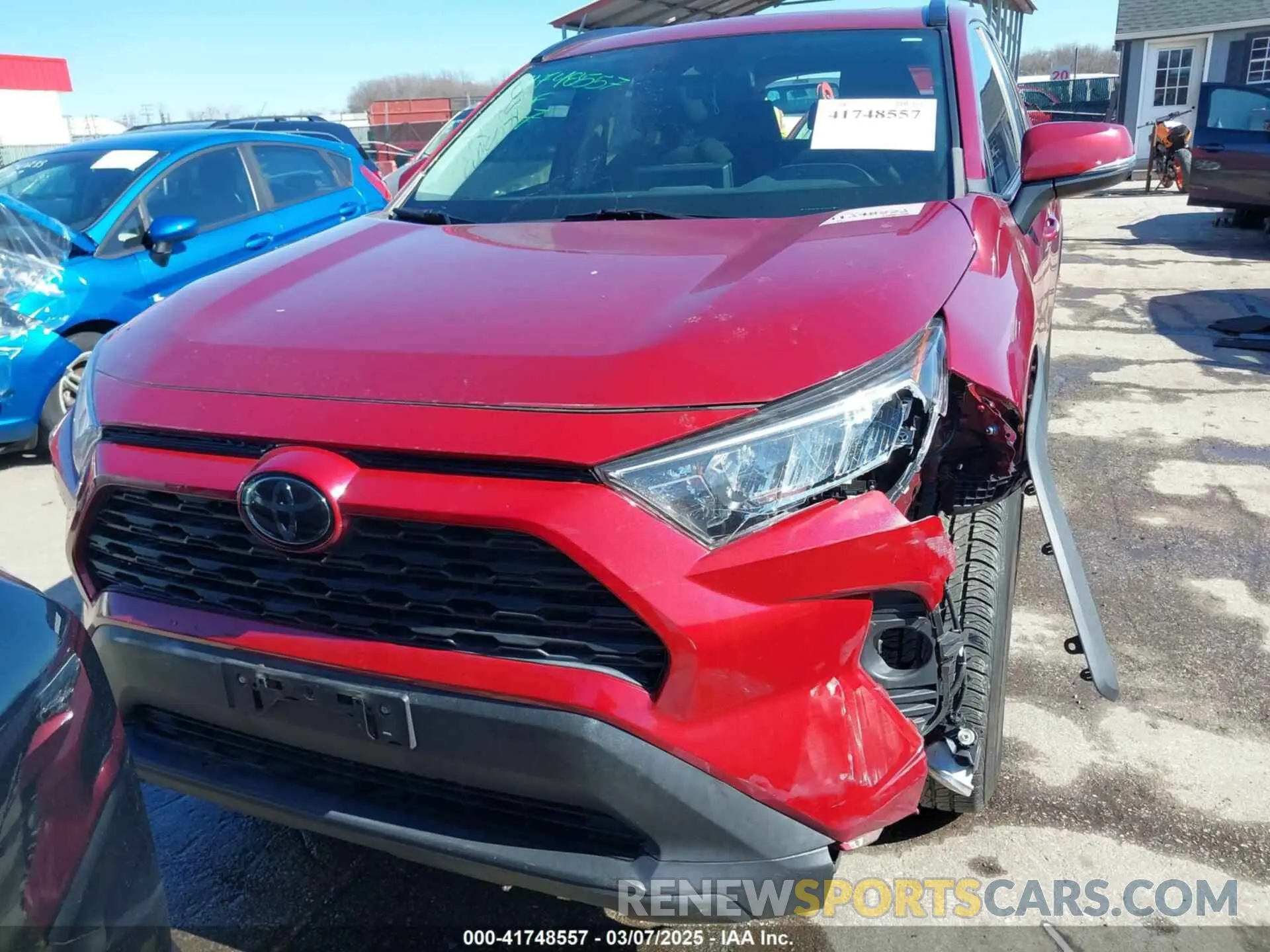 13 Фотография поврежденного автомобиля 2T3P1RFVXLW115577 TOYOTA RAV4 2020