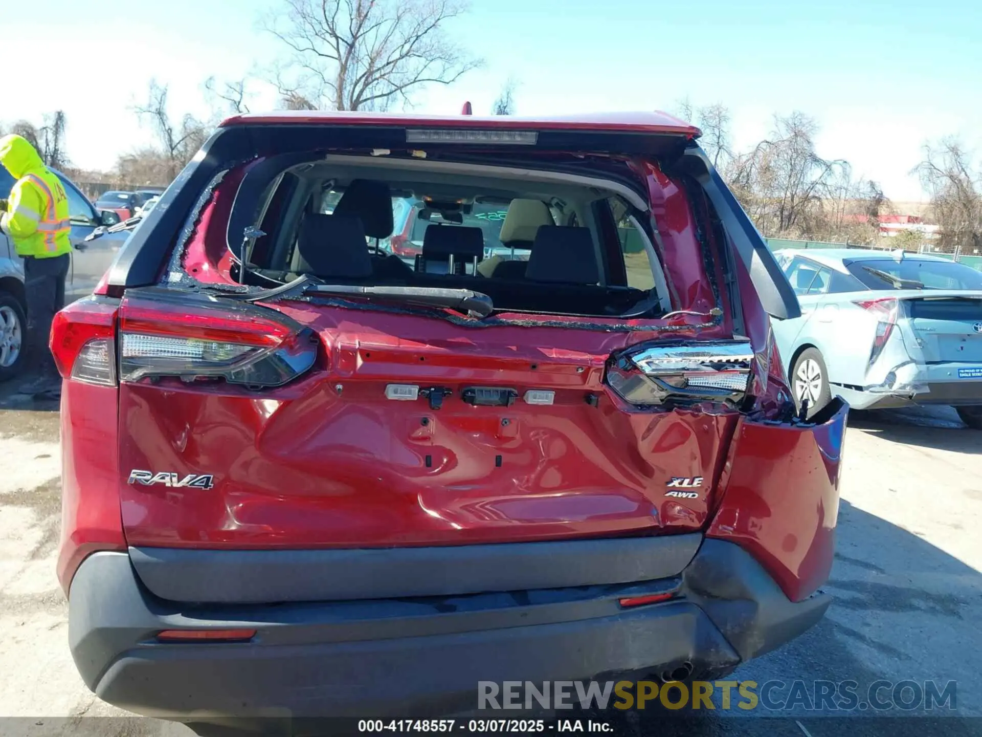 6 Фотография поврежденного автомобиля 2T3P1RFVXLW115577 TOYOTA RAV4 2020