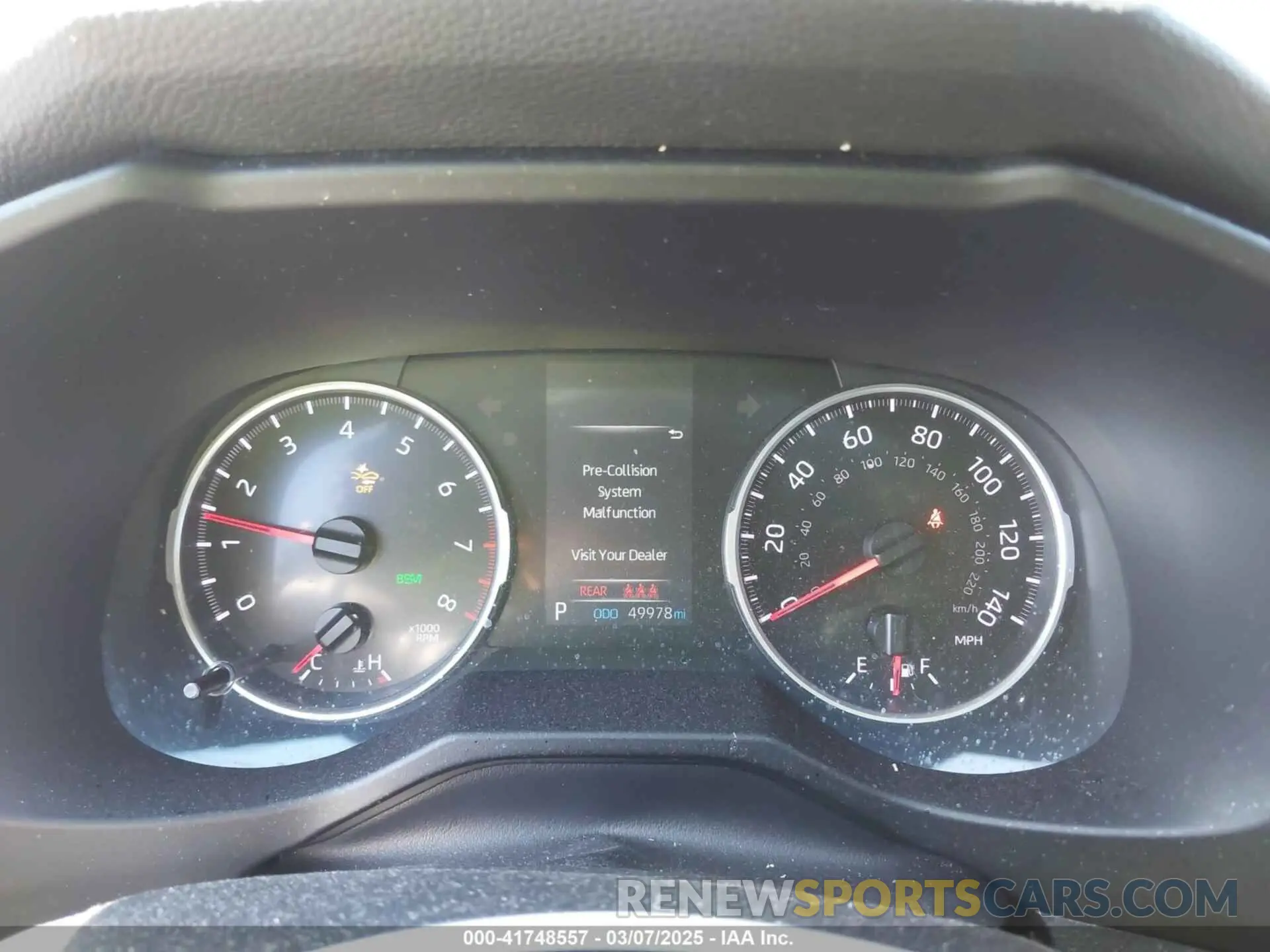 7 Фотография поврежденного автомобиля 2T3P1RFVXLW115577 TOYOTA RAV4 2020