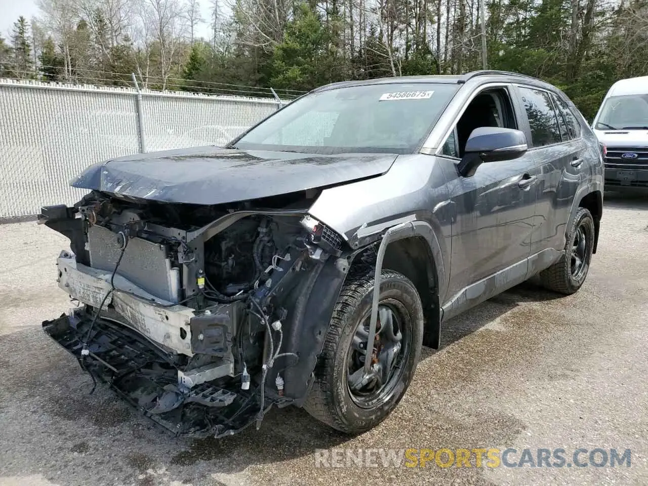 1 Photograph of a damaged car 2T3R1RFV9LC128802 TOYOTA RAV4 2020