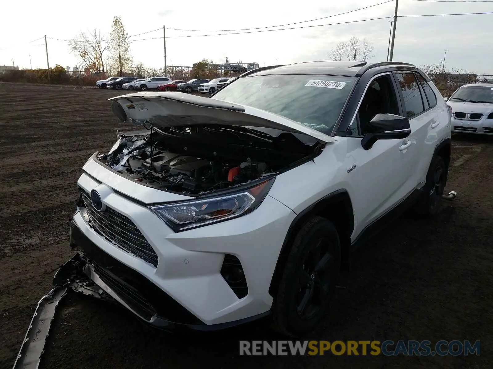 2 Photograph of a damaged car 2T3RWRFV1LW080440 TOYOTA RAV4 2020