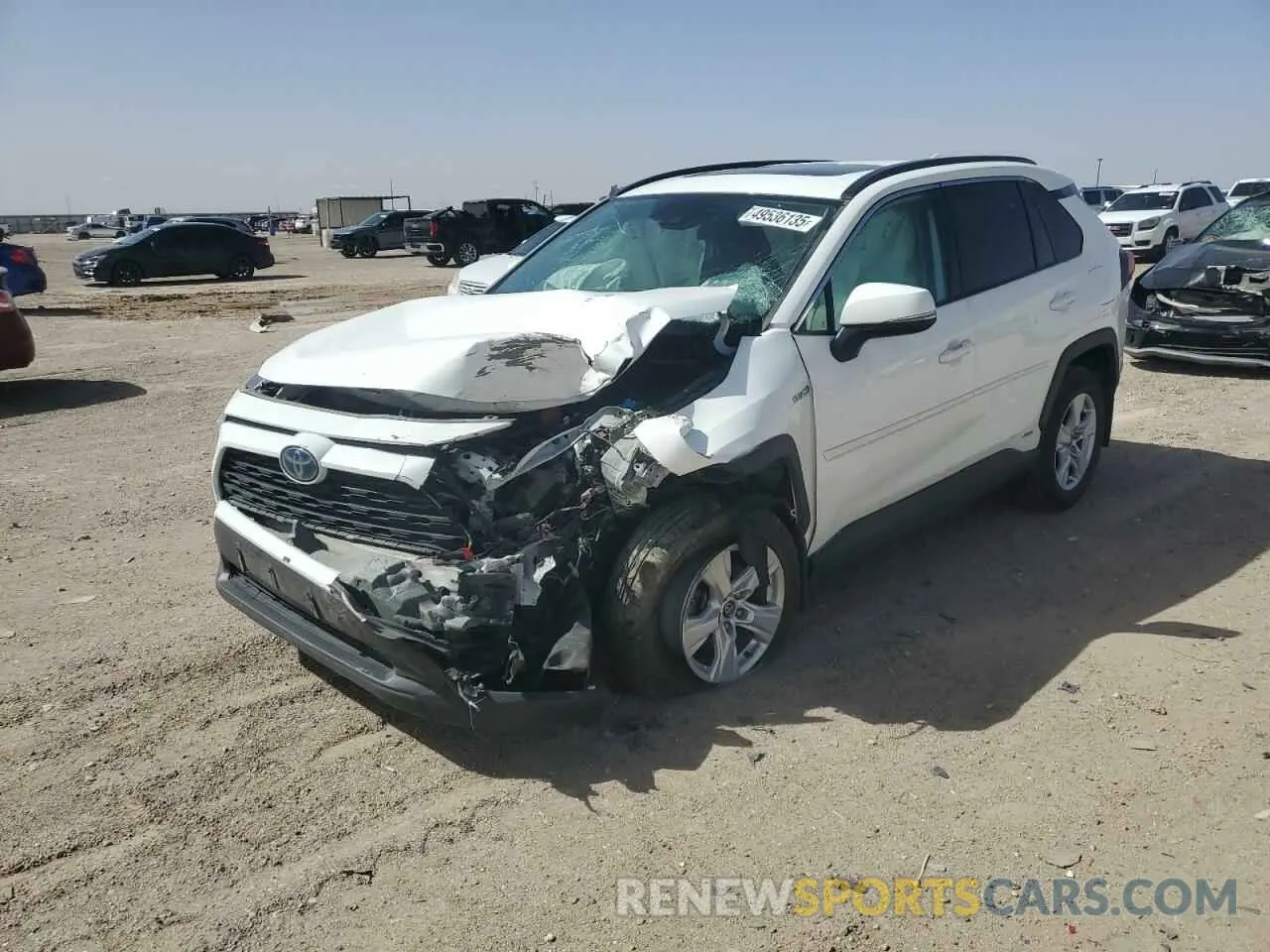 1 Фотография поврежденного автомобиля 2T3RWRFV3LW092590 TOYOTA RAV4 2020