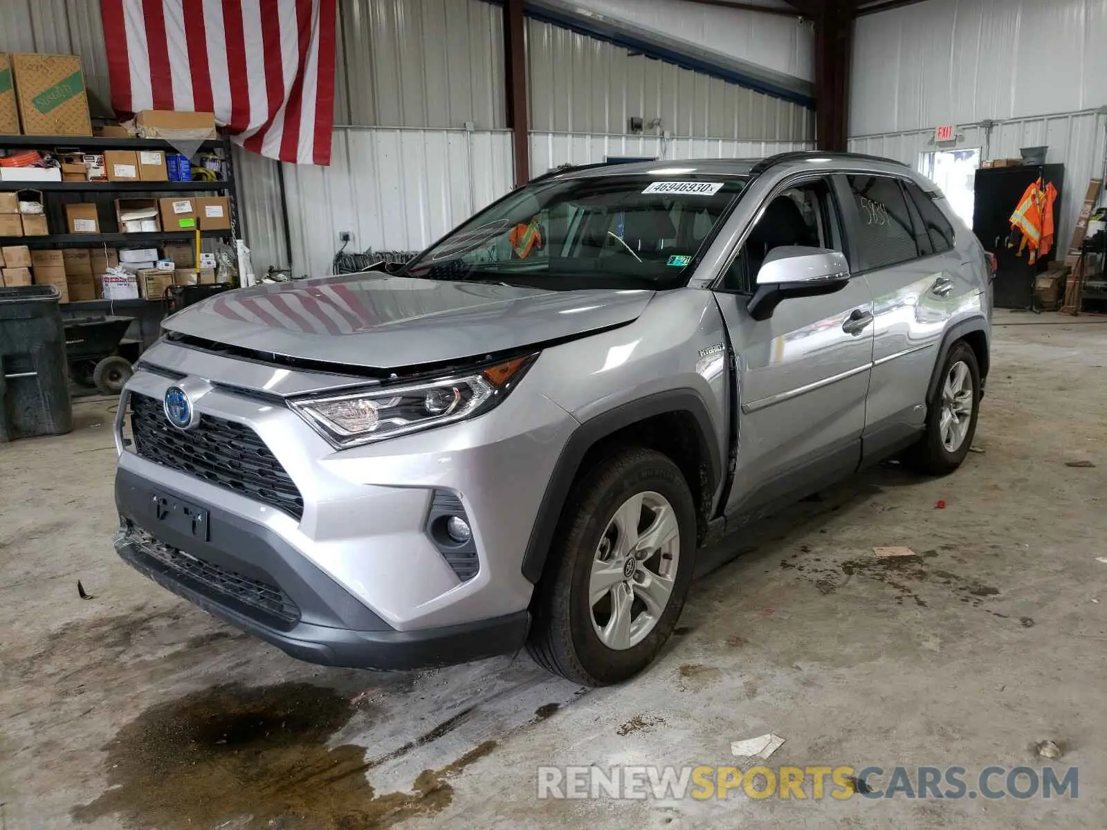 2 Photograph of a damaged car 2T3RWRFV7LW078126 TOYOTA RAV4 2020