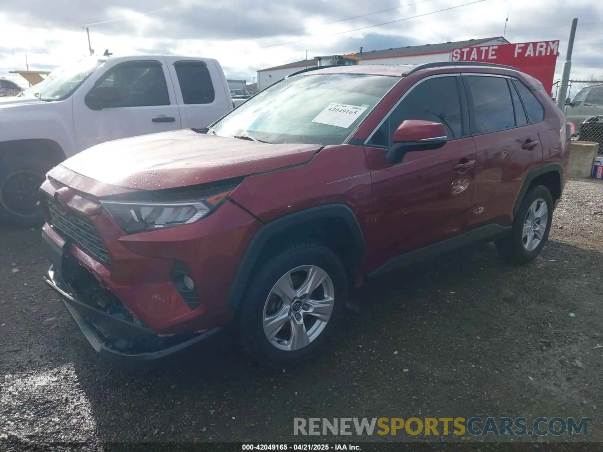 2 Фотография поврежденного автомобиля 2T3W1RFV1LC052043 TOYOTA RAV4 2020