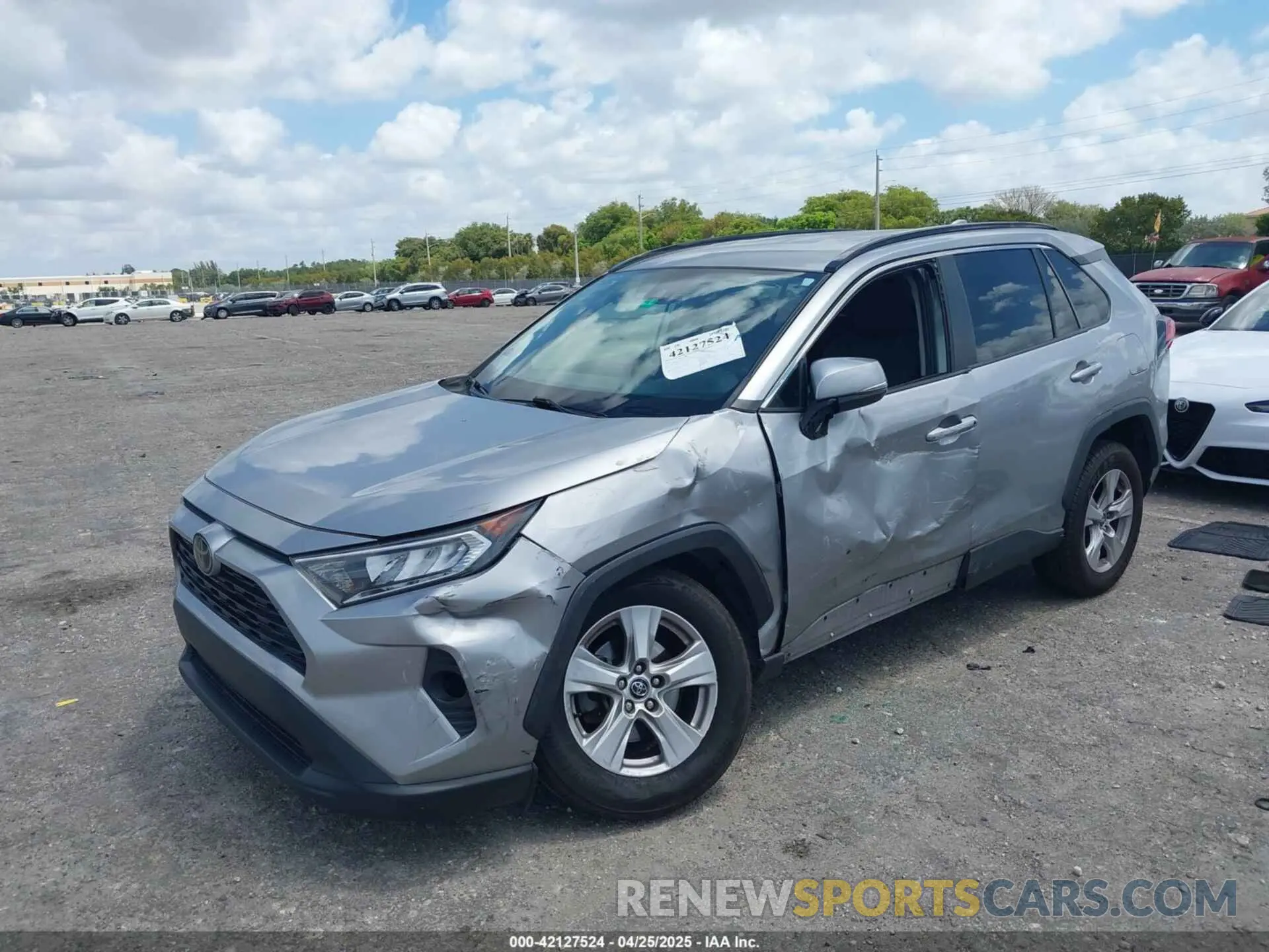 2 Photograph of a damaged car 2T3W1RFV1LC058506 TOYOTA RAV4 2020