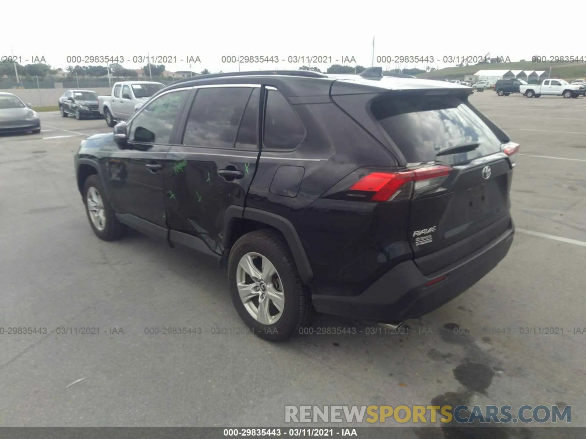 3 Photograph of a damaged car 2T3W1RFV1LC085687 TOYOTA RAV4 2020