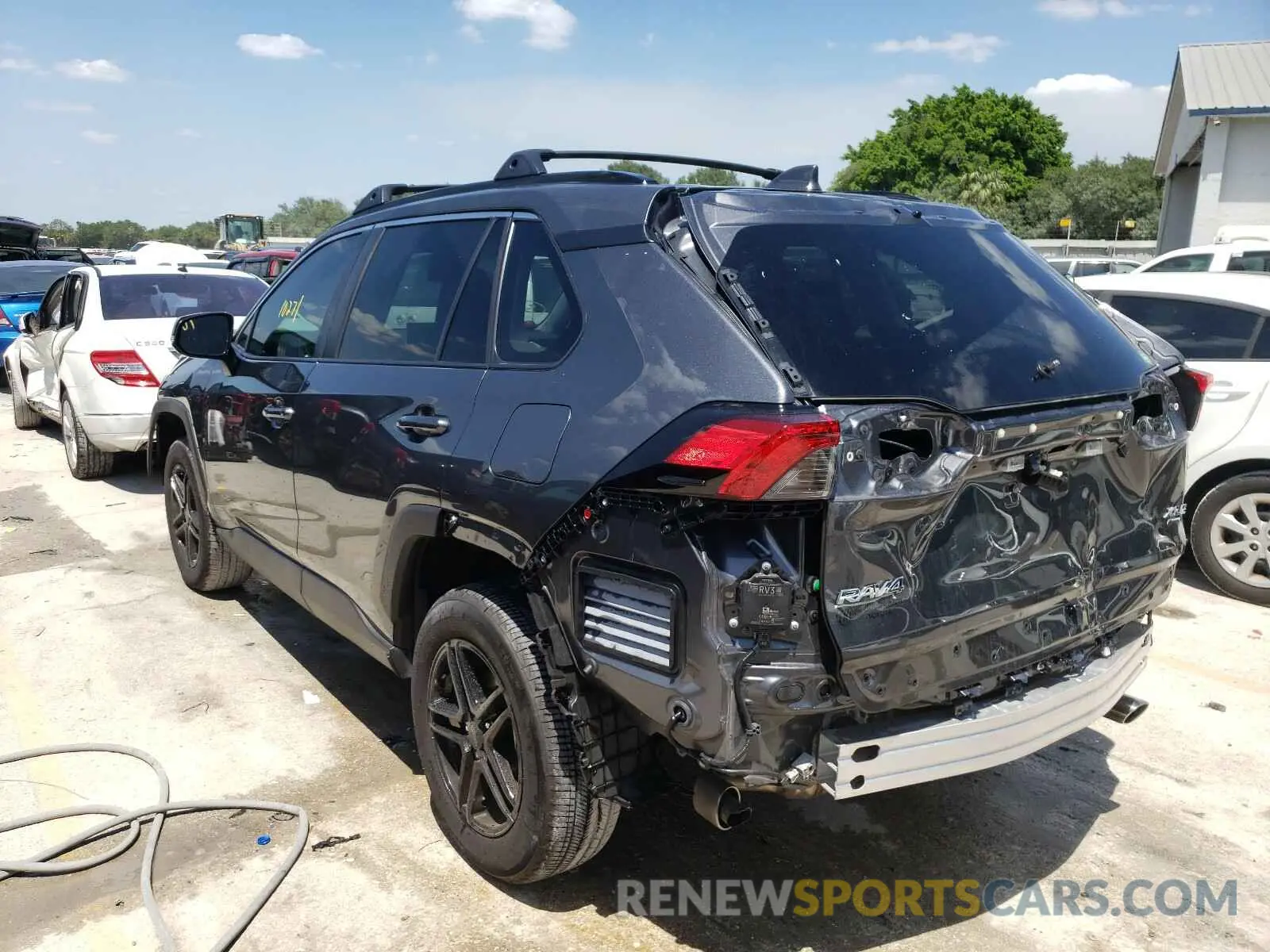 3 Photograph of a damaged car 2T3W1RFV2LC068770 TOYOTA RAV4 2020