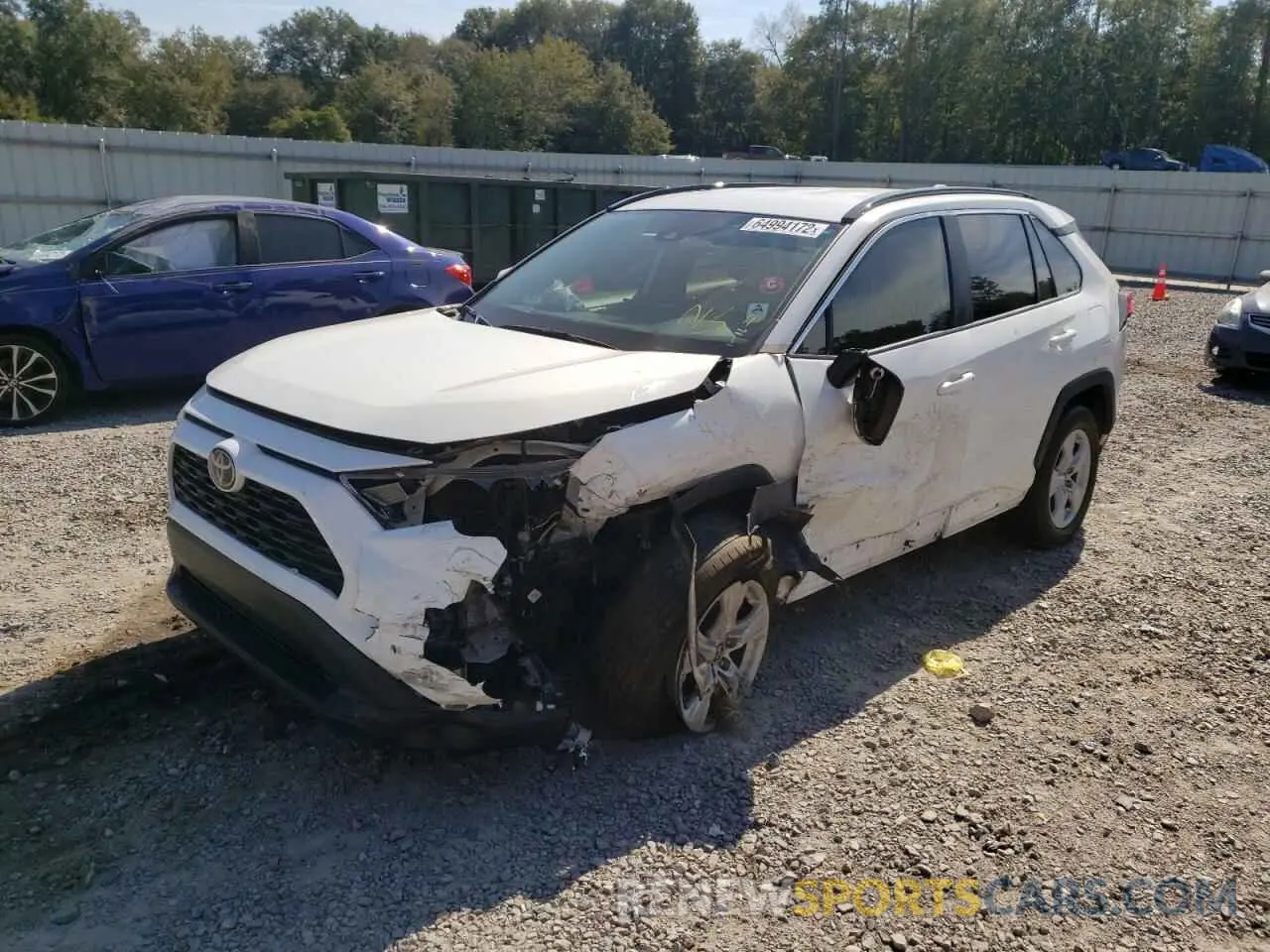 2 Фотография поврежденного автомобиля 2T3W1RFV2LW061347 TOYOTA RAV4 2020