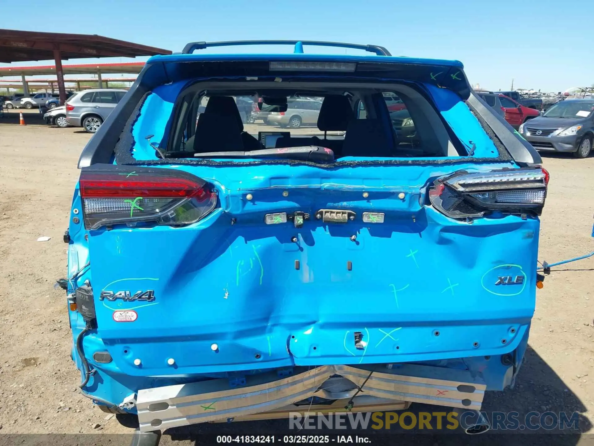 16 Photograph of a damaged car 2T3W1RFV2LW085857 TOYOTA RAV4 2020