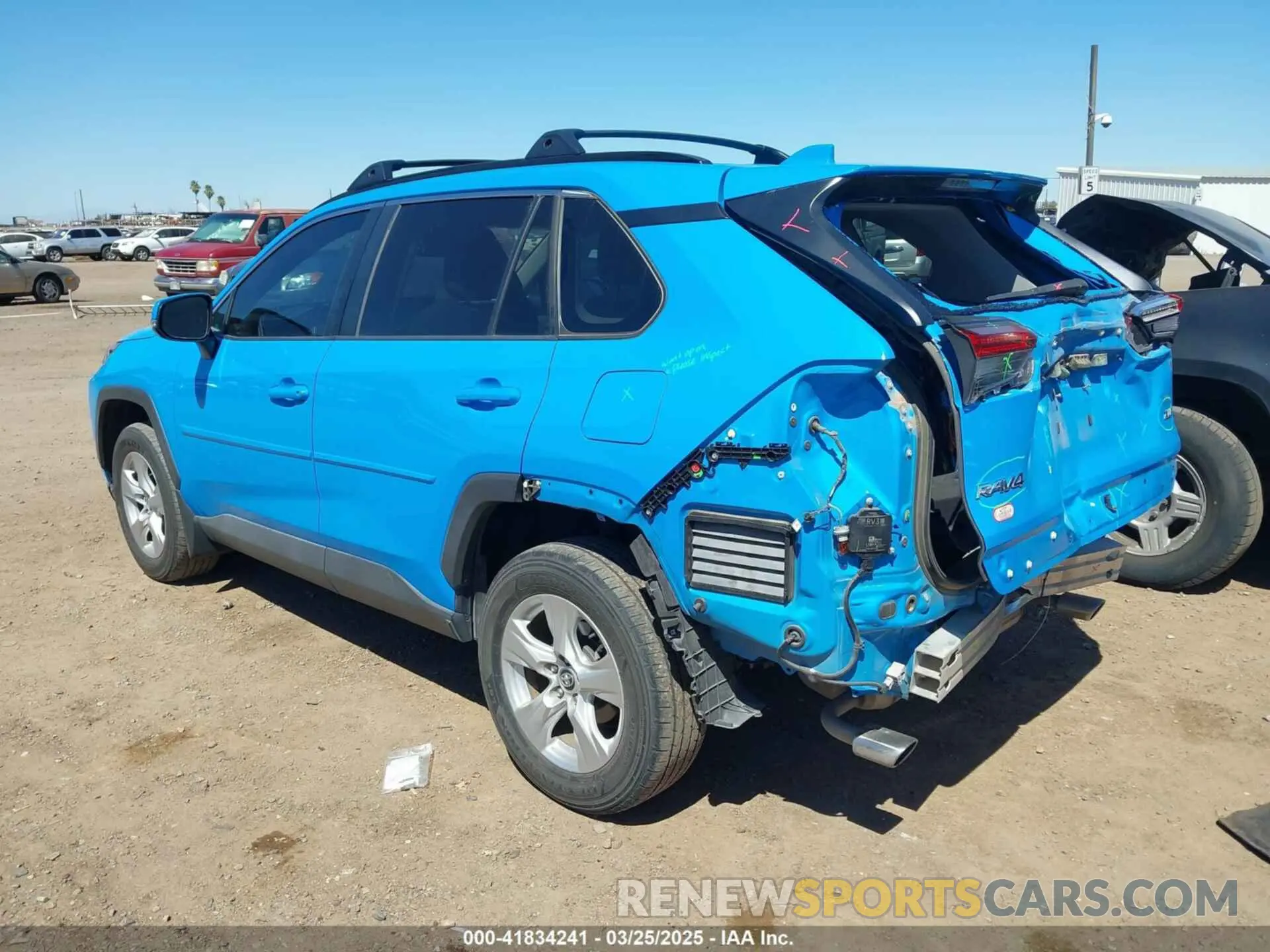 3 Photograph of a damaged car 2T3W1RFV2LW085857 TOYOTA RAV4 2020