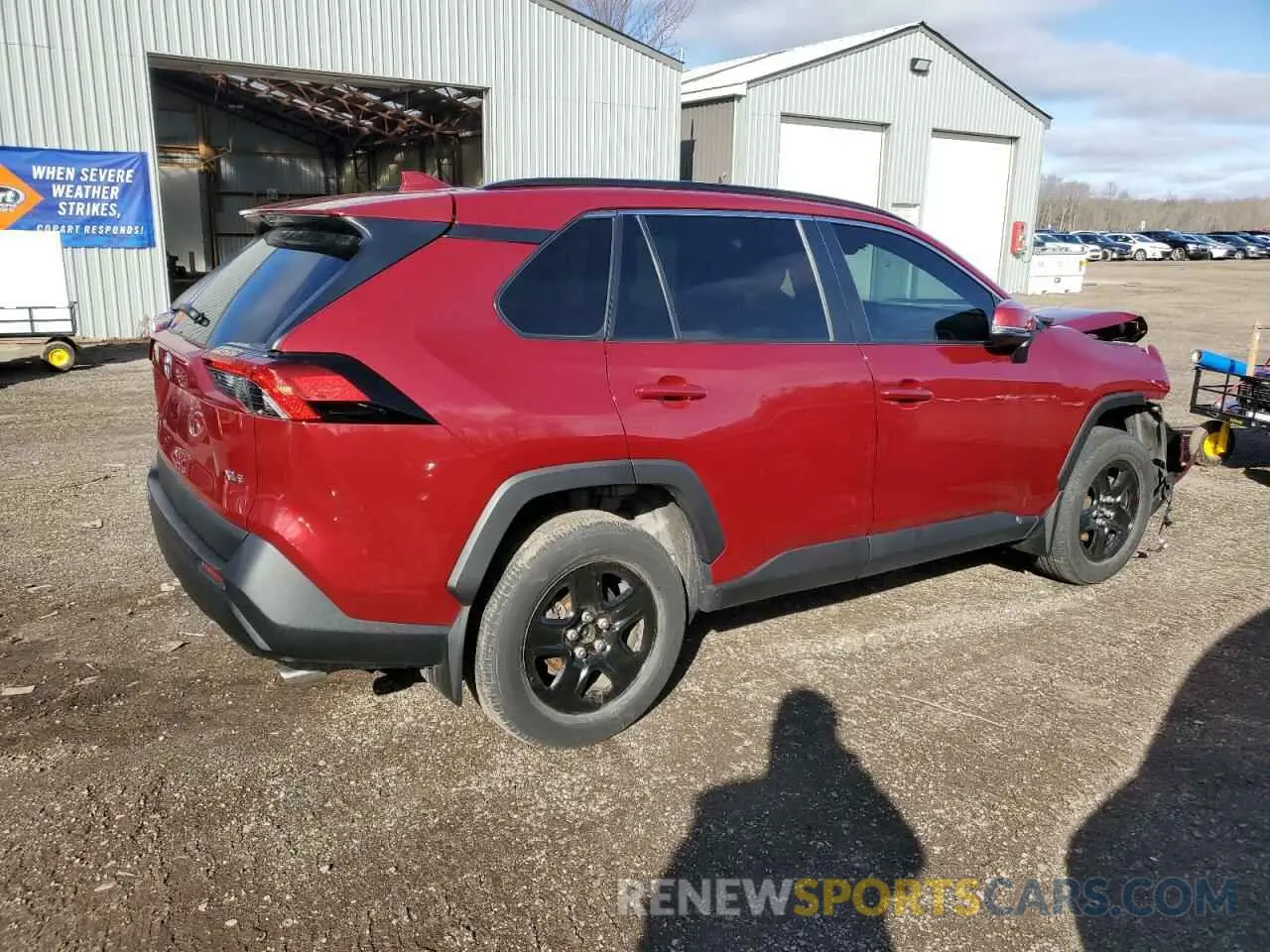 3 Фотография поврежденного автомобиля 2T3W1RFV4LC037309 TOYOTA RAV4 2020