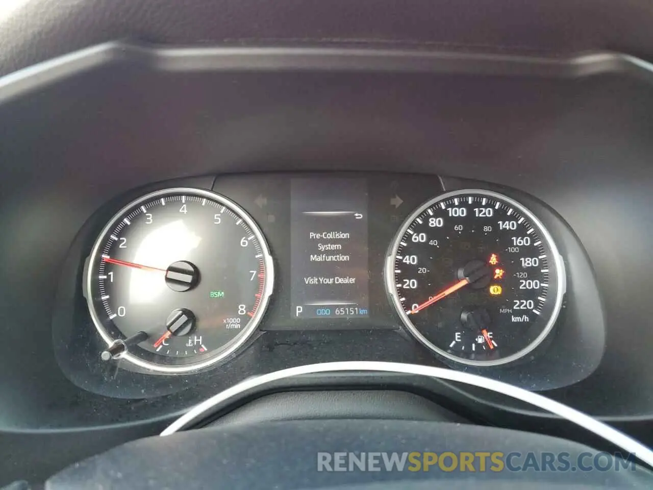9 Фотография поврежденного автомобиля 2T3W1RFV4LC037309 TOYOTA RAV4 2020