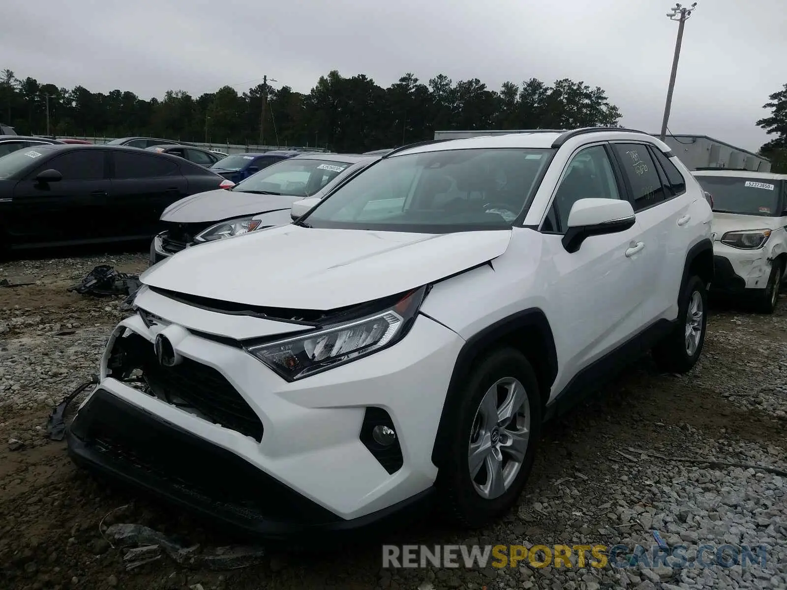 2 Photograph of a damaged car 2T3W1RFV4LC047984 TOYOTA RAV4 2020