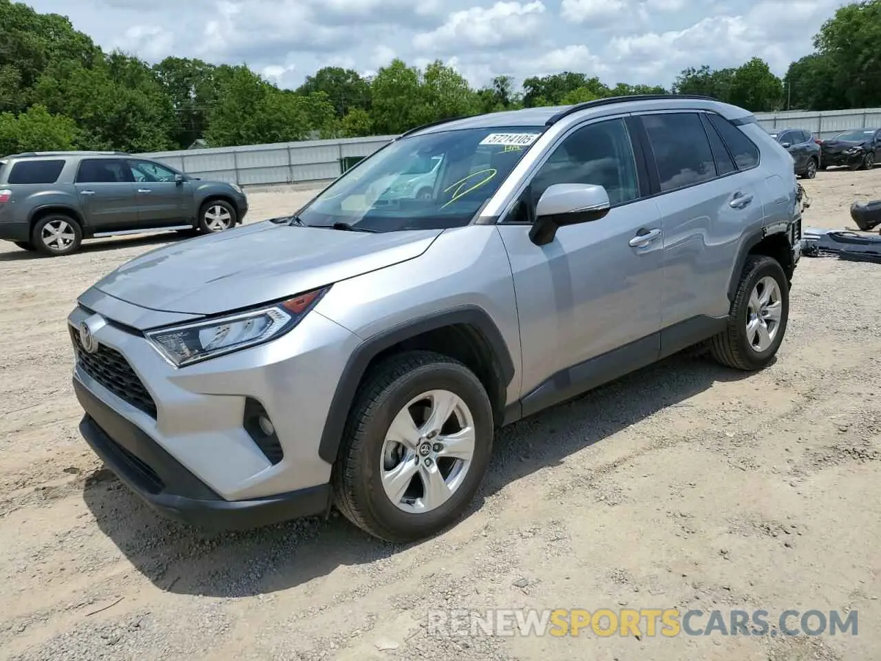 1 Фотография поврежденного автомобиля 2T3W1RFV4LC057916 TOYOTA RAV4 2020