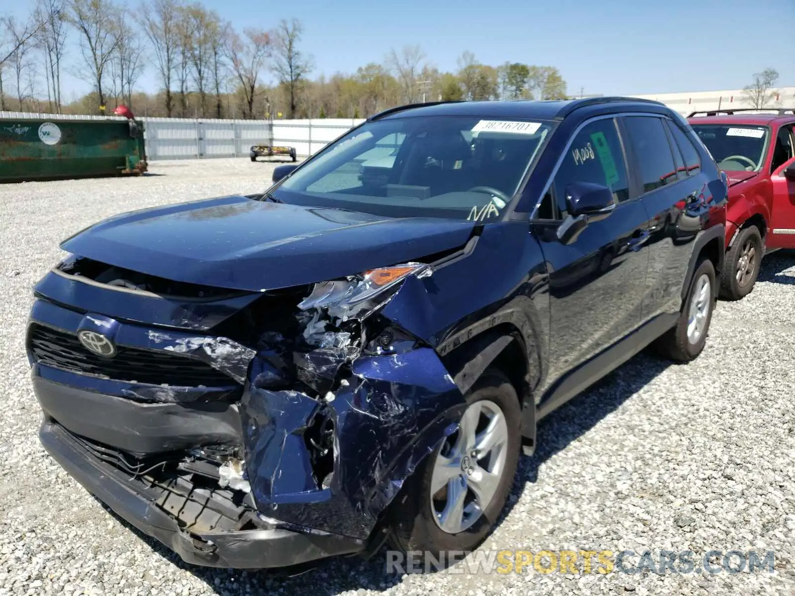 2 Photograph of a damaged car 2T3W1RFV4LC060668 TOYOTA RAV4 2020