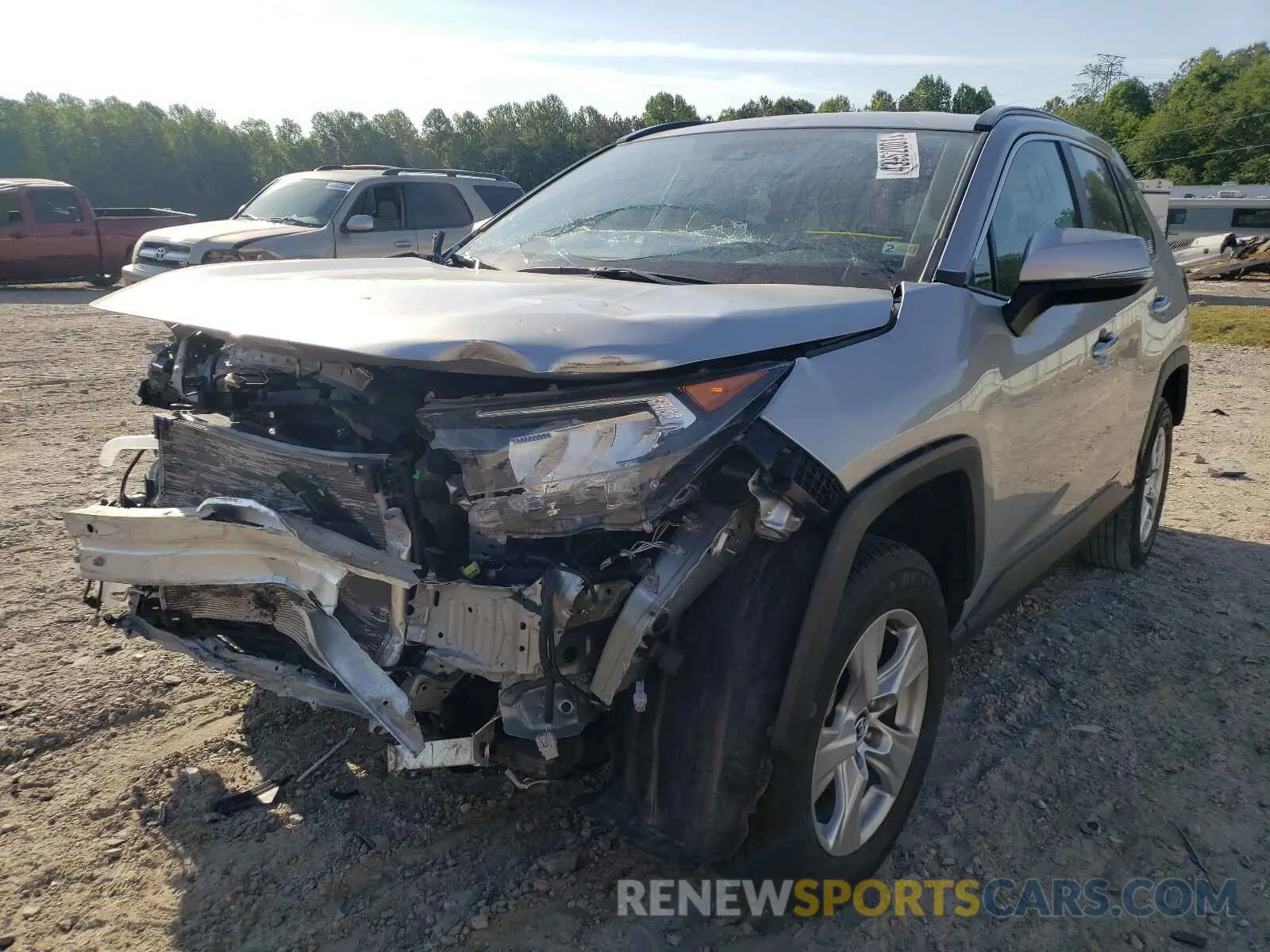 2 Photograph of a damaged car 2T3W1RFV5LC048495 TOYOTA RAV4 2020