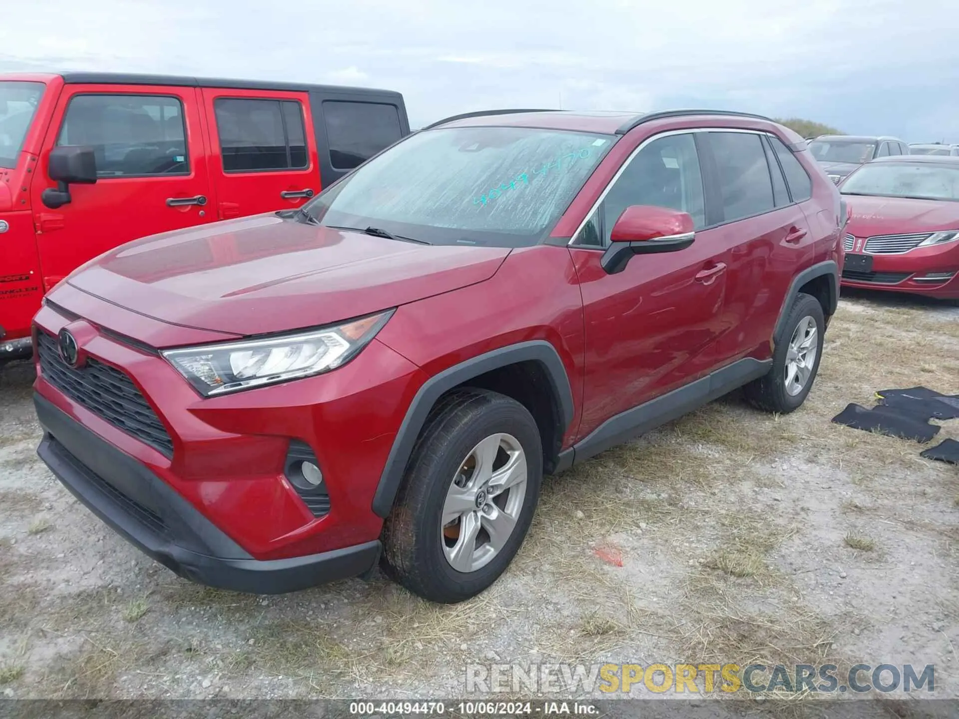 2 Фотография поврежденного автомобиля 2T3W1RFV5LW095251 TOYOTA RAV4 2020