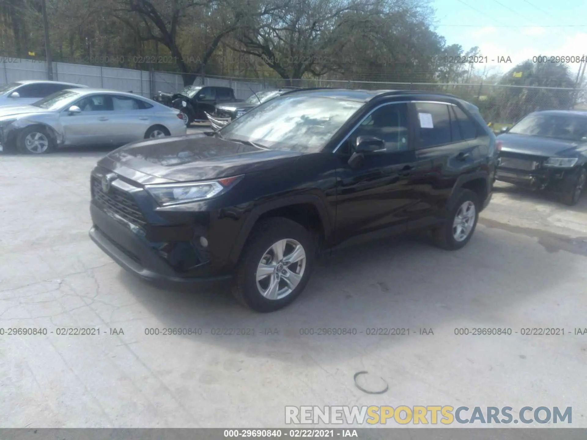 2 Photograph of a damaged car 2T3W1RFV6LC051387 TOYOTA RAV4 2020