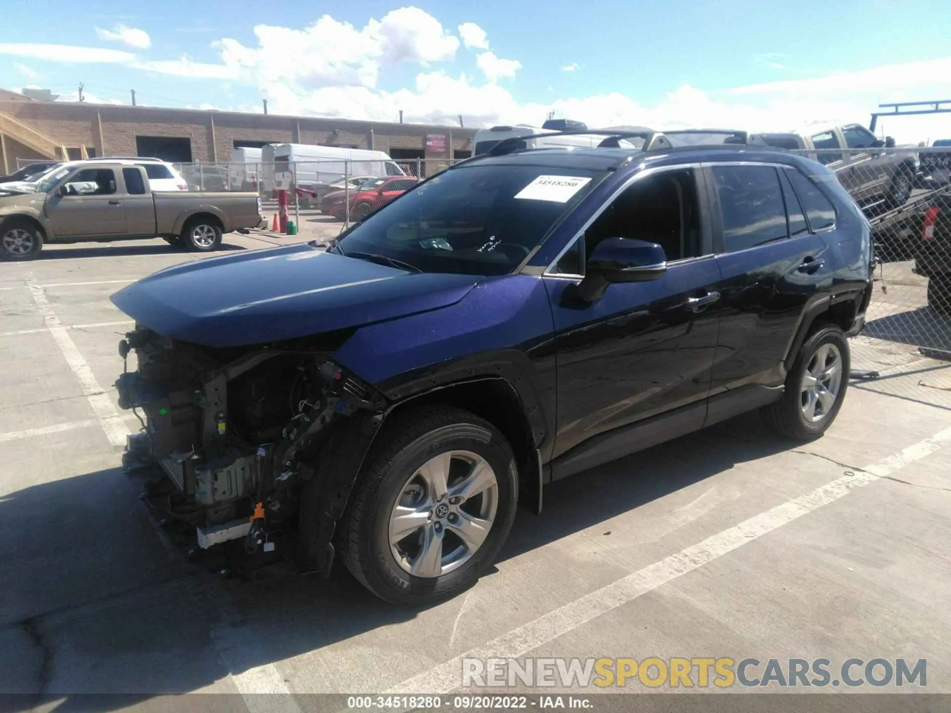 2 Фотография поврежденного автомобиля 2T3W1RFV6LW068561 TOYOTA RAV4 2020