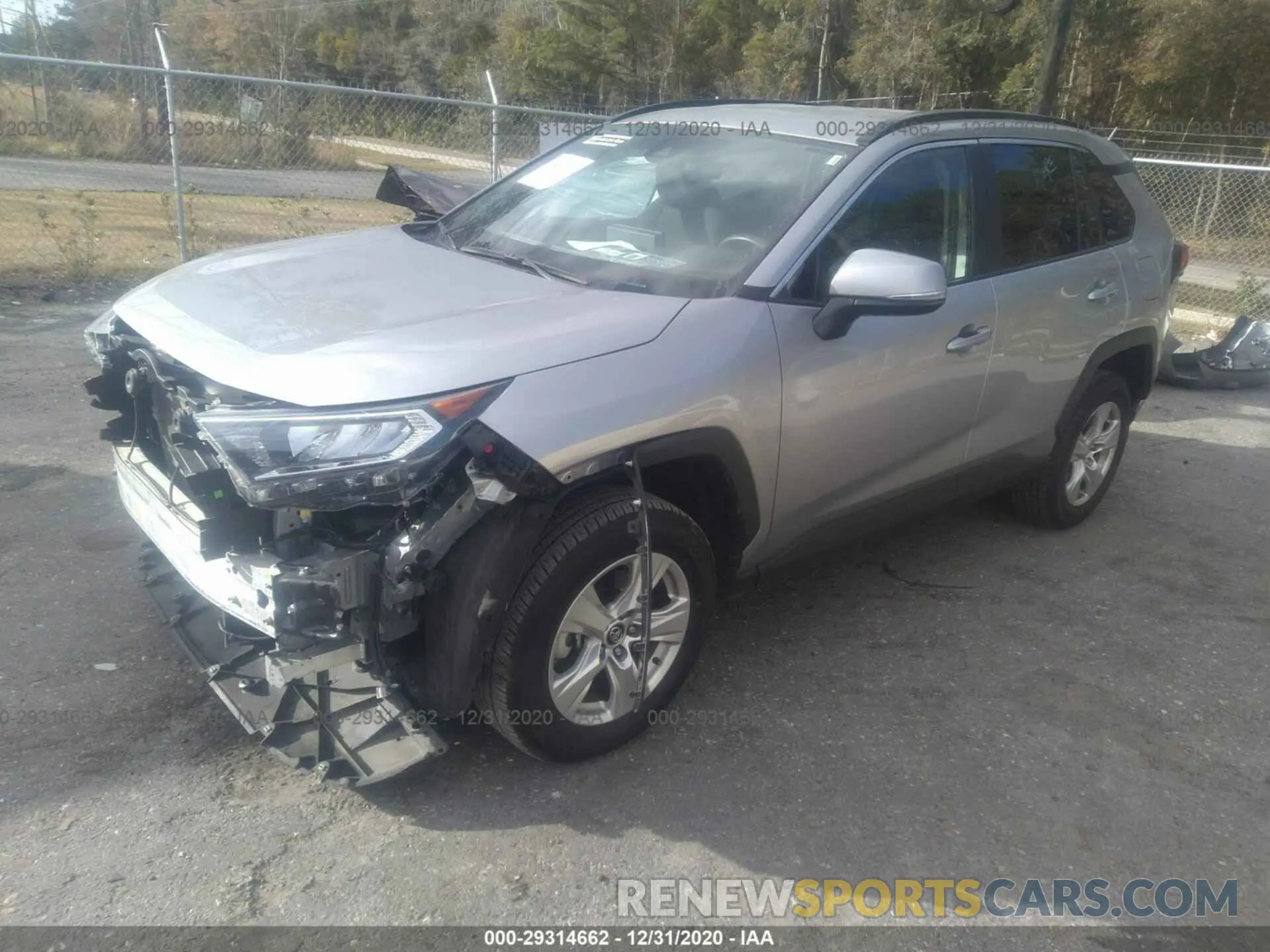 2 Photograph of a damaged car 2T3W1RFV7LC052175 TOYOTA RAV4 2020