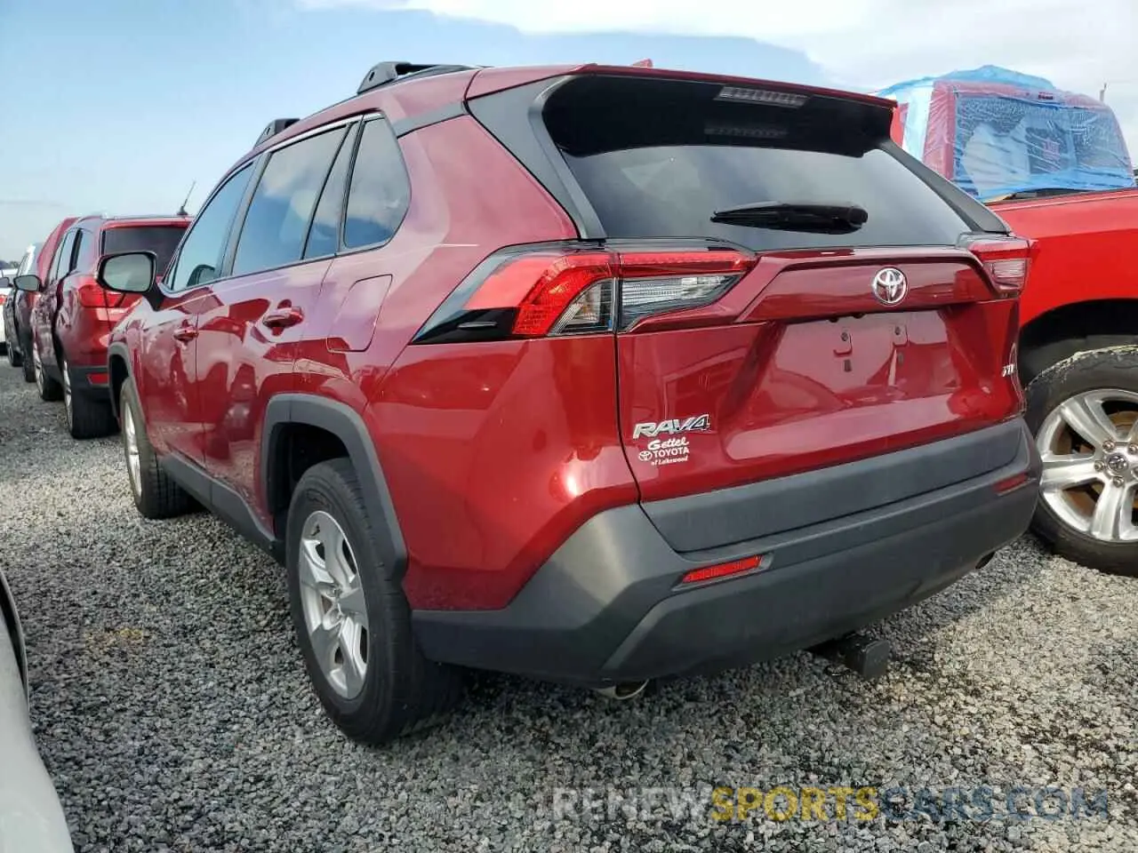 2 Photograph of a damaged car 2T3W1RFV7LC085242 TOYOTA RAV4 2020