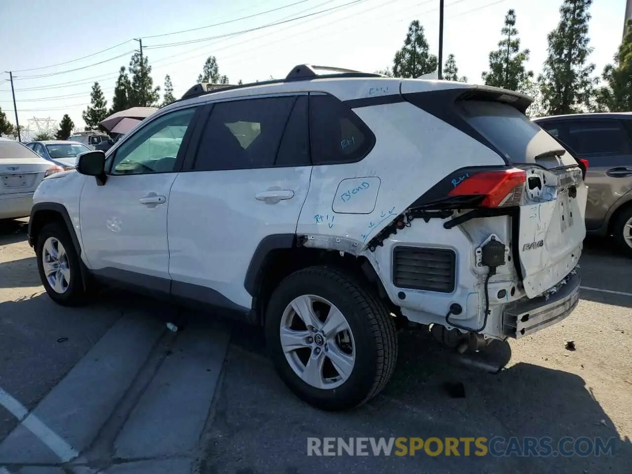 2 Photograph of a damaged car 2T3W1RFV7LW062168 TOYOTA RAV4 2020