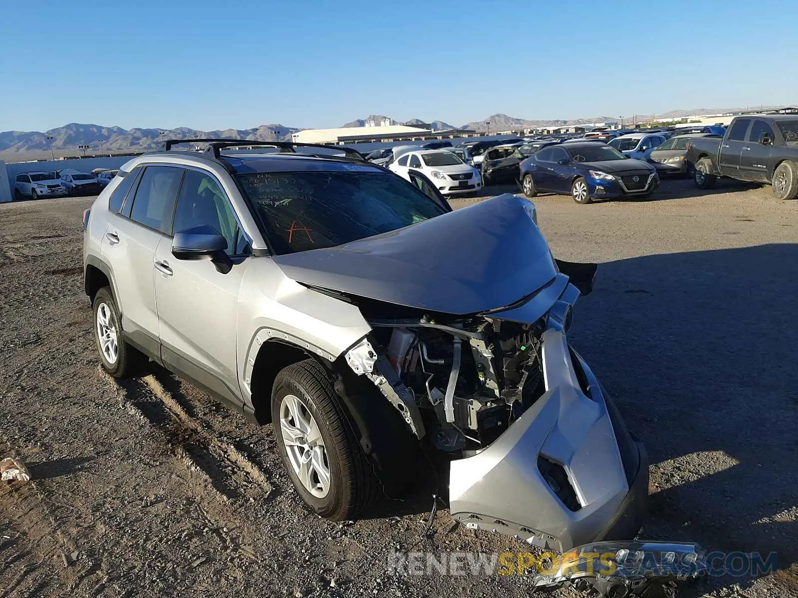 1 Photograph of a damaged car 2T3W1RFV7LW078189 TOYOTA RAV4 2020