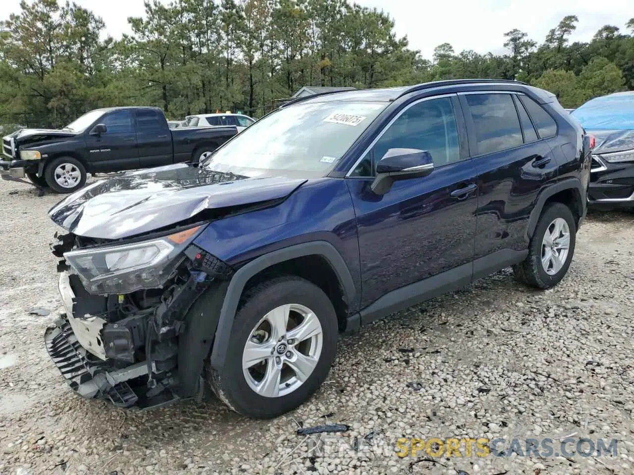 1 Photograph of a damaged car 2T3W1RFV7LW084882 TOYOTA RAV4 2020